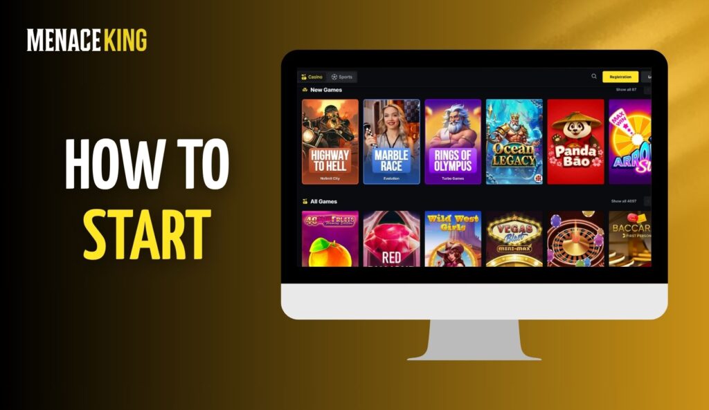 How To Start Playing MenaceKing India Casino Games