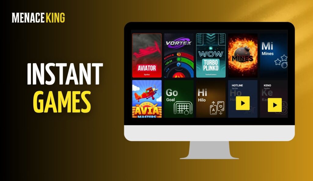 MenaceKing India Instant Games overview