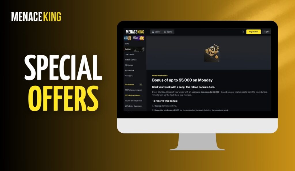 Special Offers on MenaceKing India information