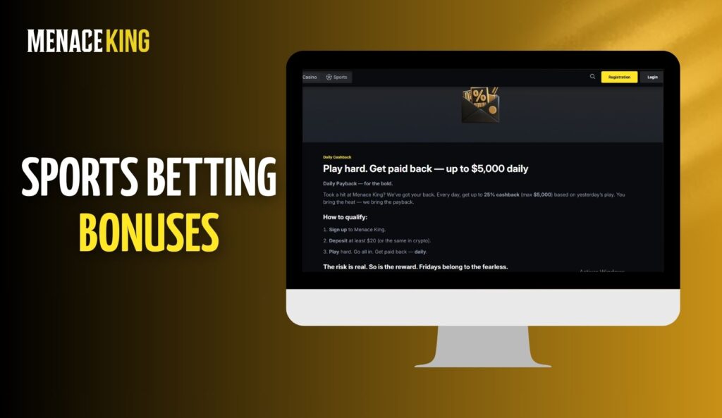 Sports Betting Bonuses on MenaceKing India