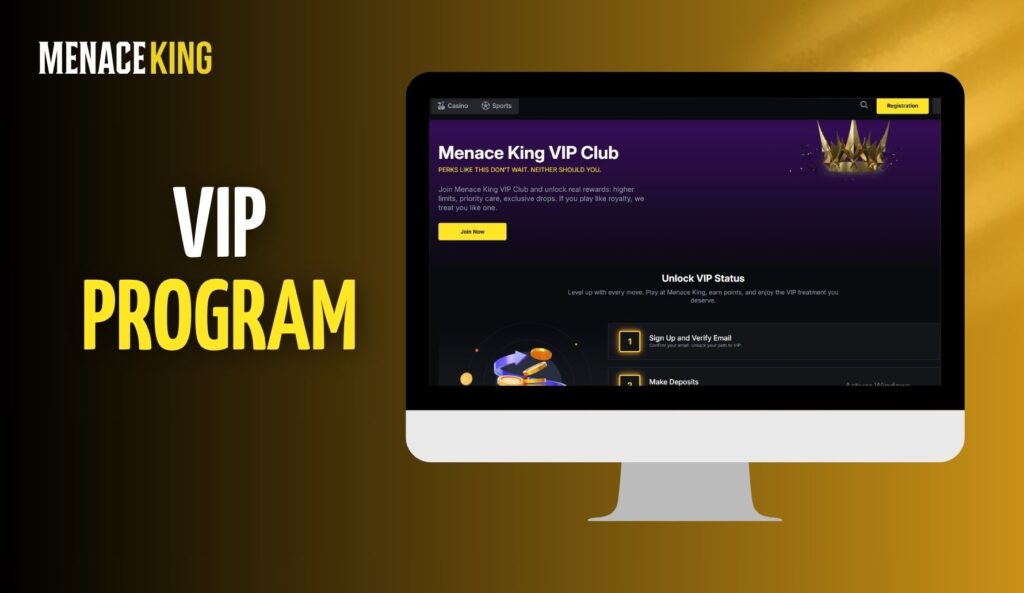 MenaceKing India VIP Program overview