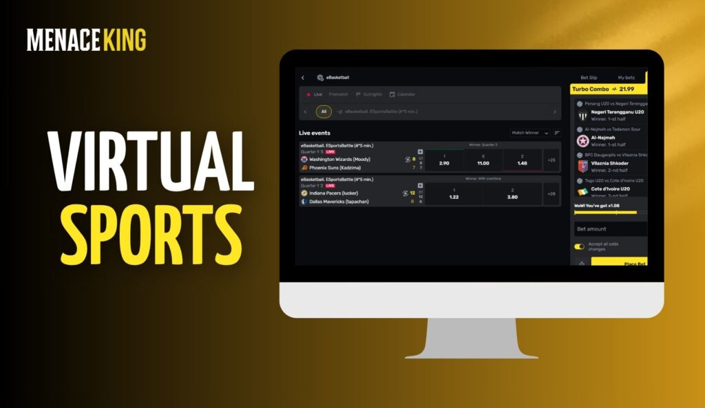 MenaceKing India Virtual Sports overview